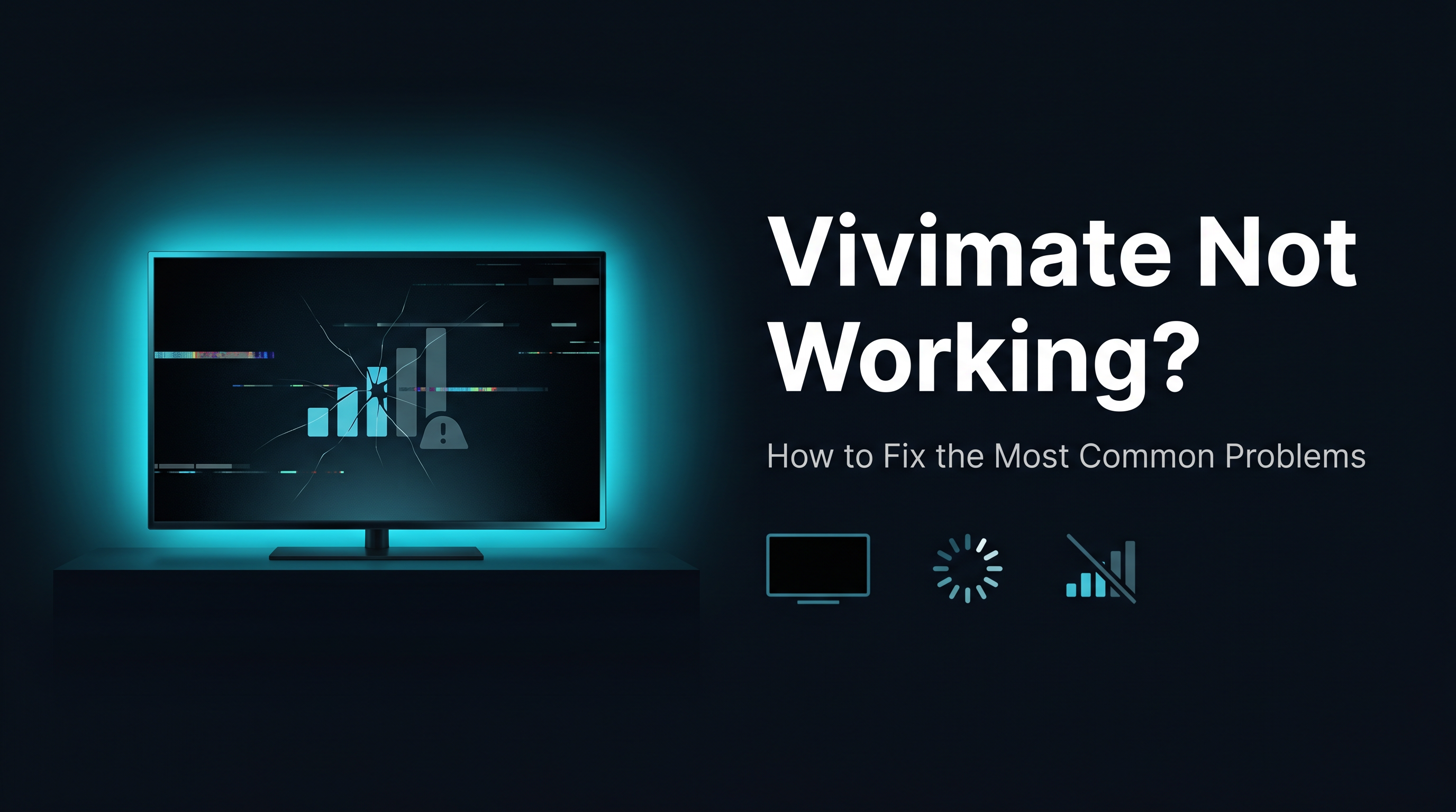 Vivimate not working: troubleshooting guide for black screen, buffering, channels not loading, and app crashes